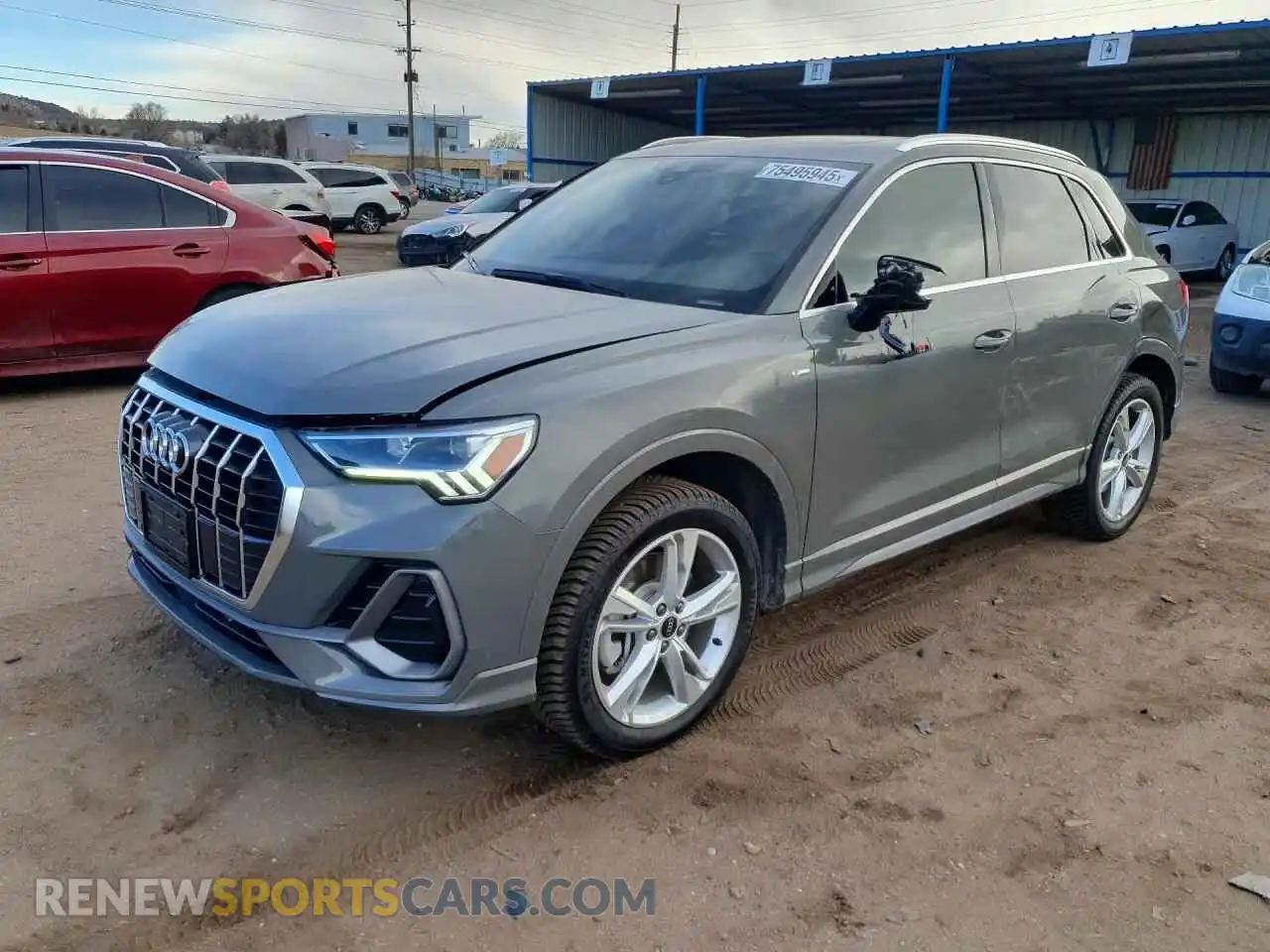 1 Photograph of a damaged car WA1DECF3XP1104998 AUDI Q3 2023