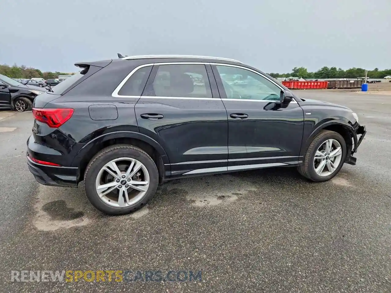 3 fotografías del automóvil dañado WA1EECF30P1150005 AUDI Q3 2023