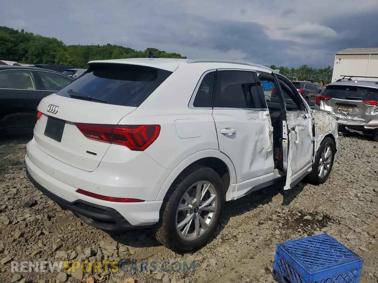 3 fotografías del automóvil dañado WA1EECF34P1134020 AUDI Q3 2023