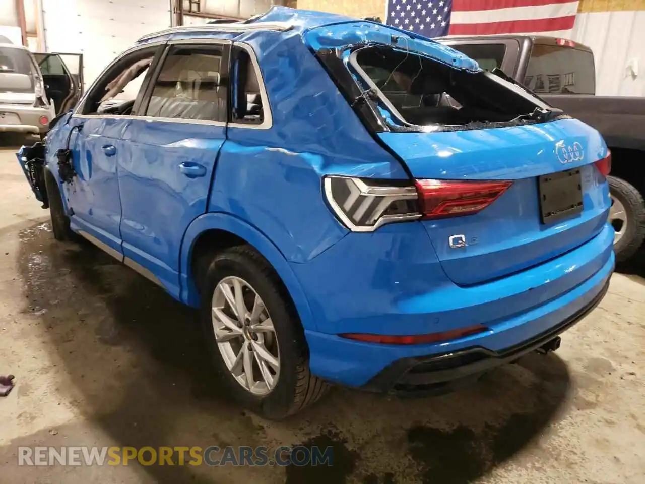 2 Photograph of a damaged car WA1EECF34P1144465 AUDI Q3 2023