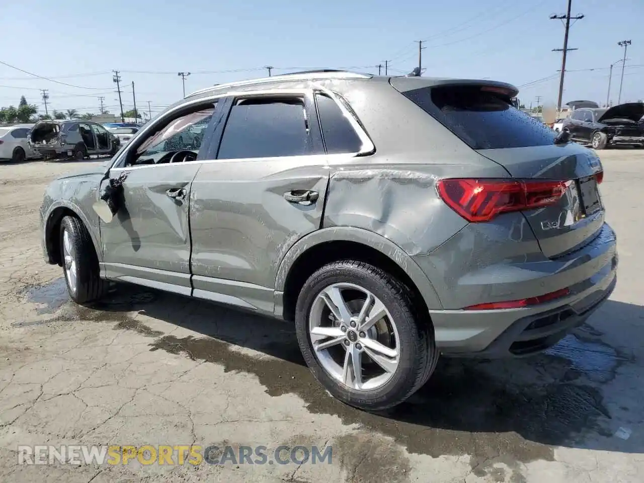 2 Photograph of a damaged car WA1EECF34P1145101 AUDI Q3 2023