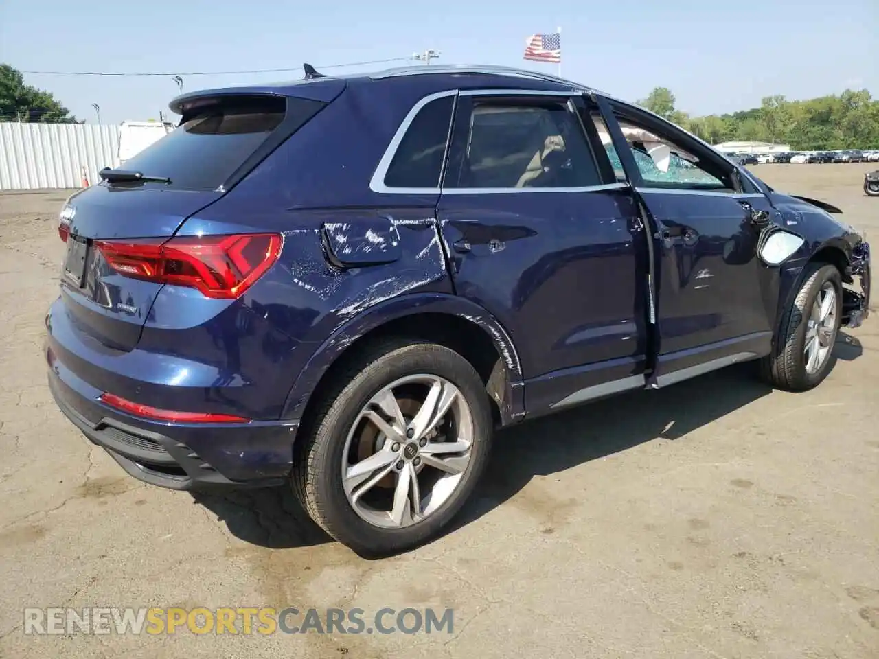 3 fotografías del automóvil dañado WA1EECF38P1031523 AUDI Q3 2023
