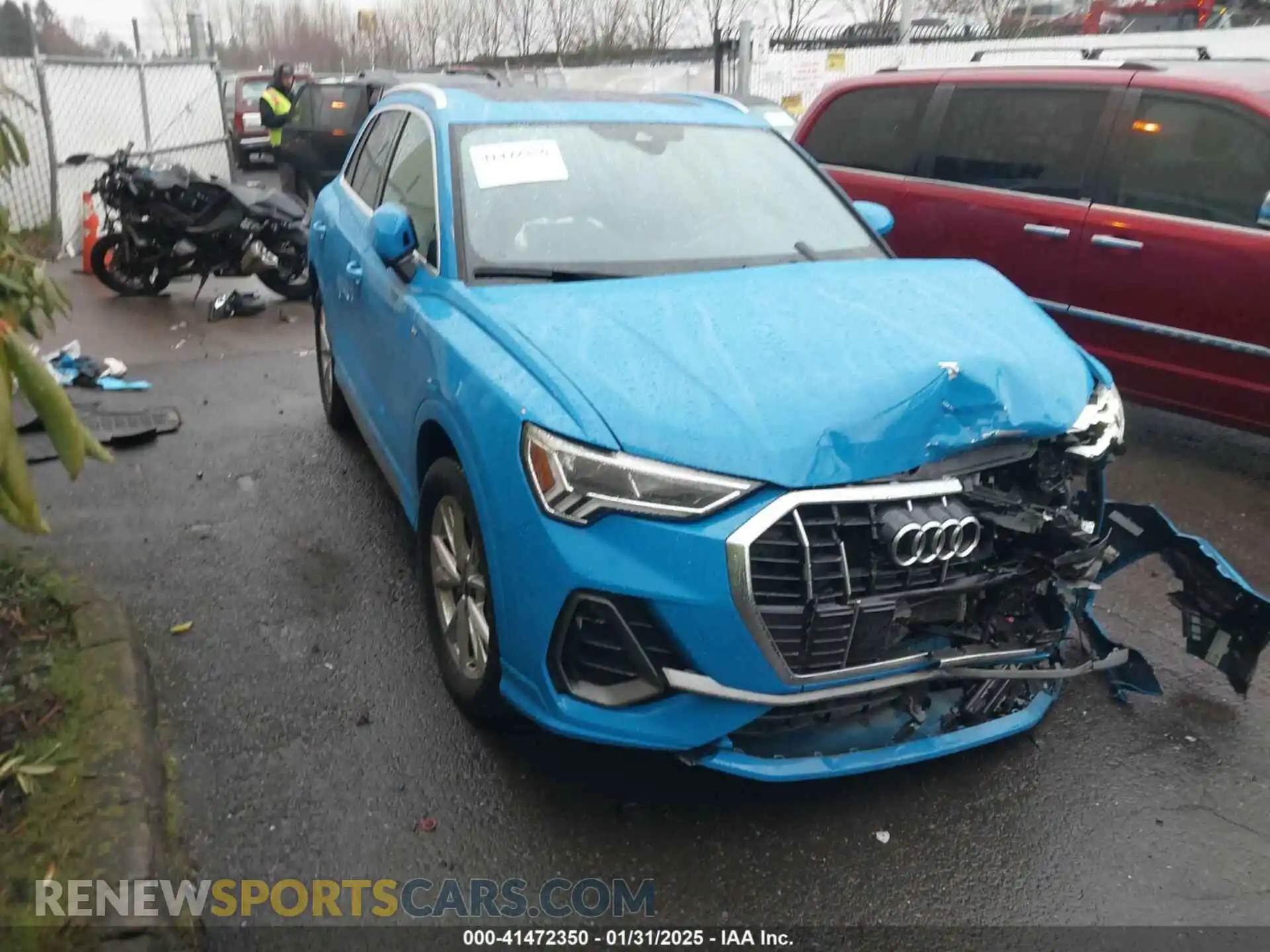 1 Photograph of a damaged car WA1EECF39P1021860 AUDI Q3 2023