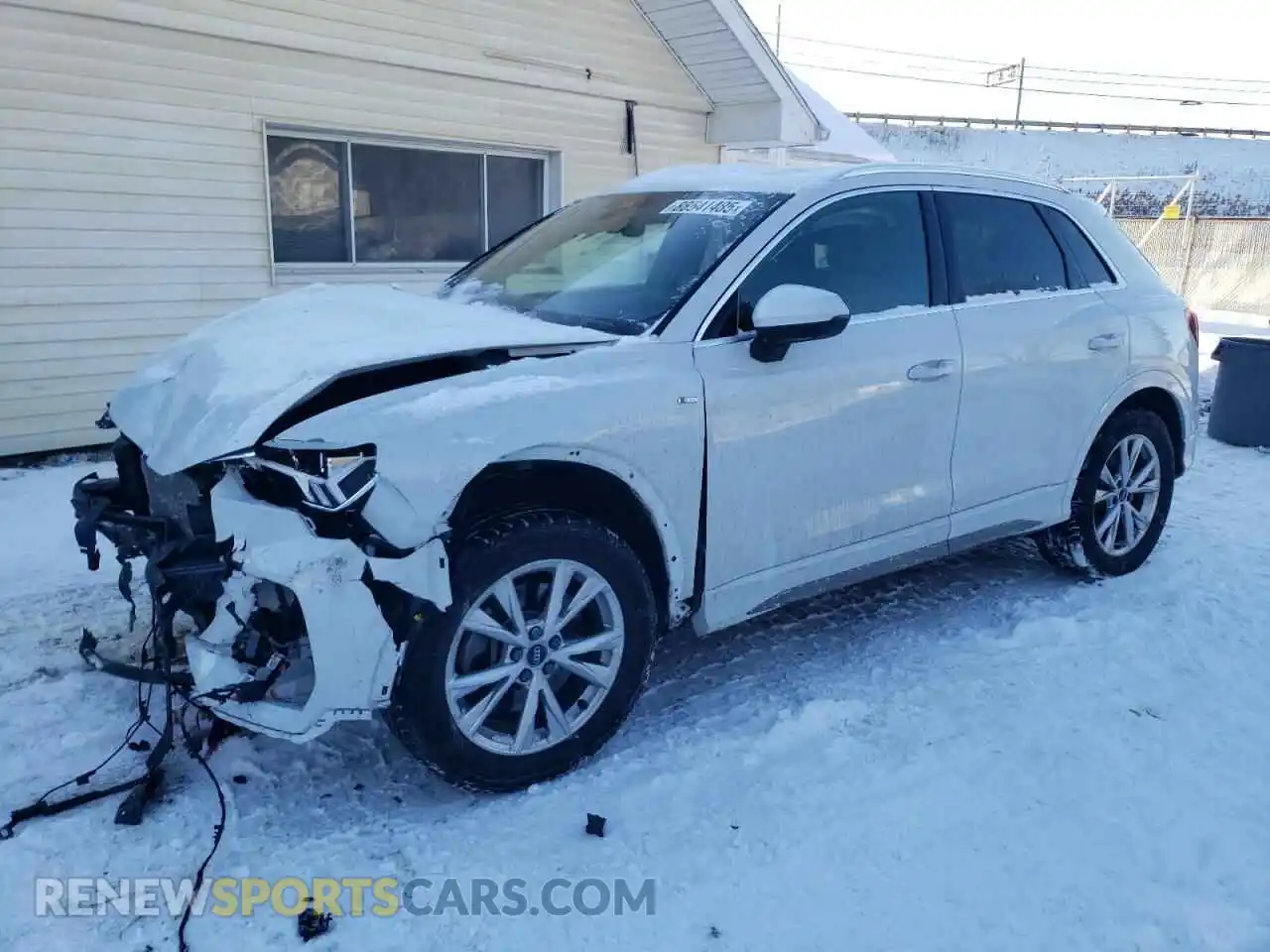 1 fotografías del automóvil dañado WA1EECF39P1032342 AUDI Q3 2023