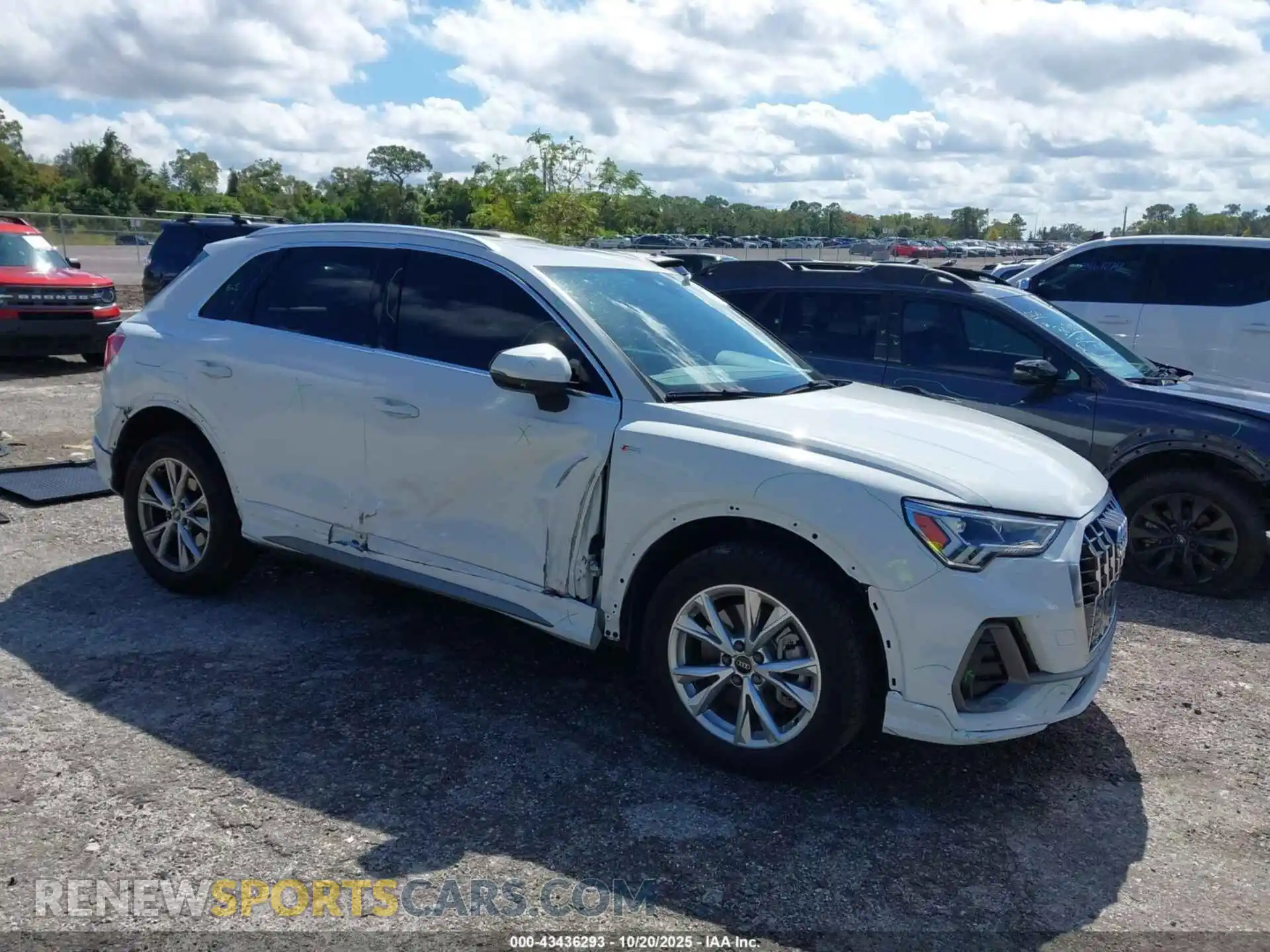 1 fotografías del automóvil dañado WA1EECF3XP1028980 AUDI Q3 2023