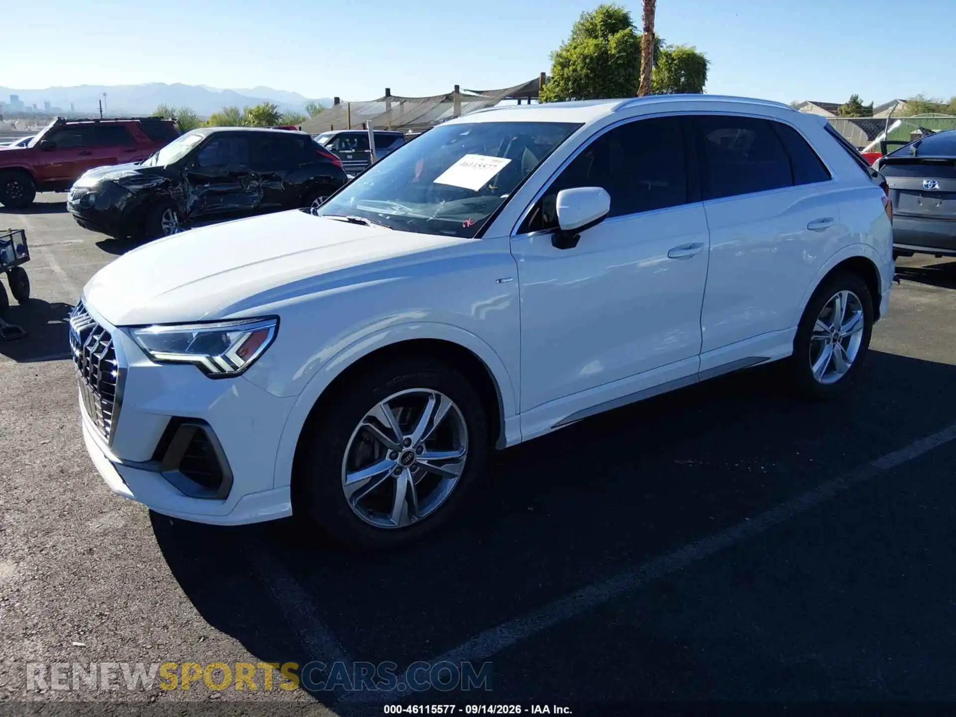 2 Фотография поврежденного автомобиля WA1EECF3XP1067147 AUDI Q3 2023