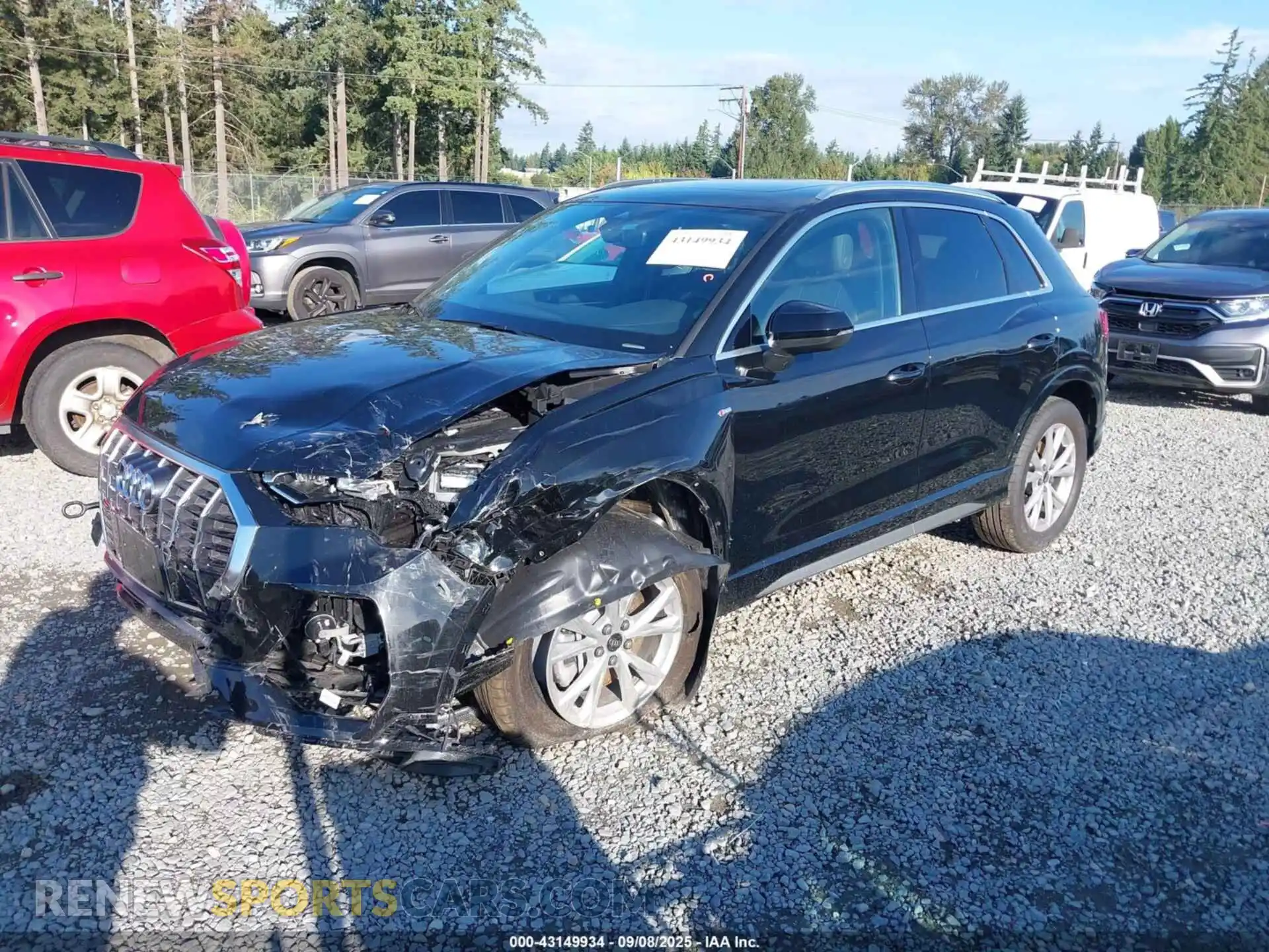 2 Photograph of a damaged car WA1DECF30R1104057 AUDI Q3 2024