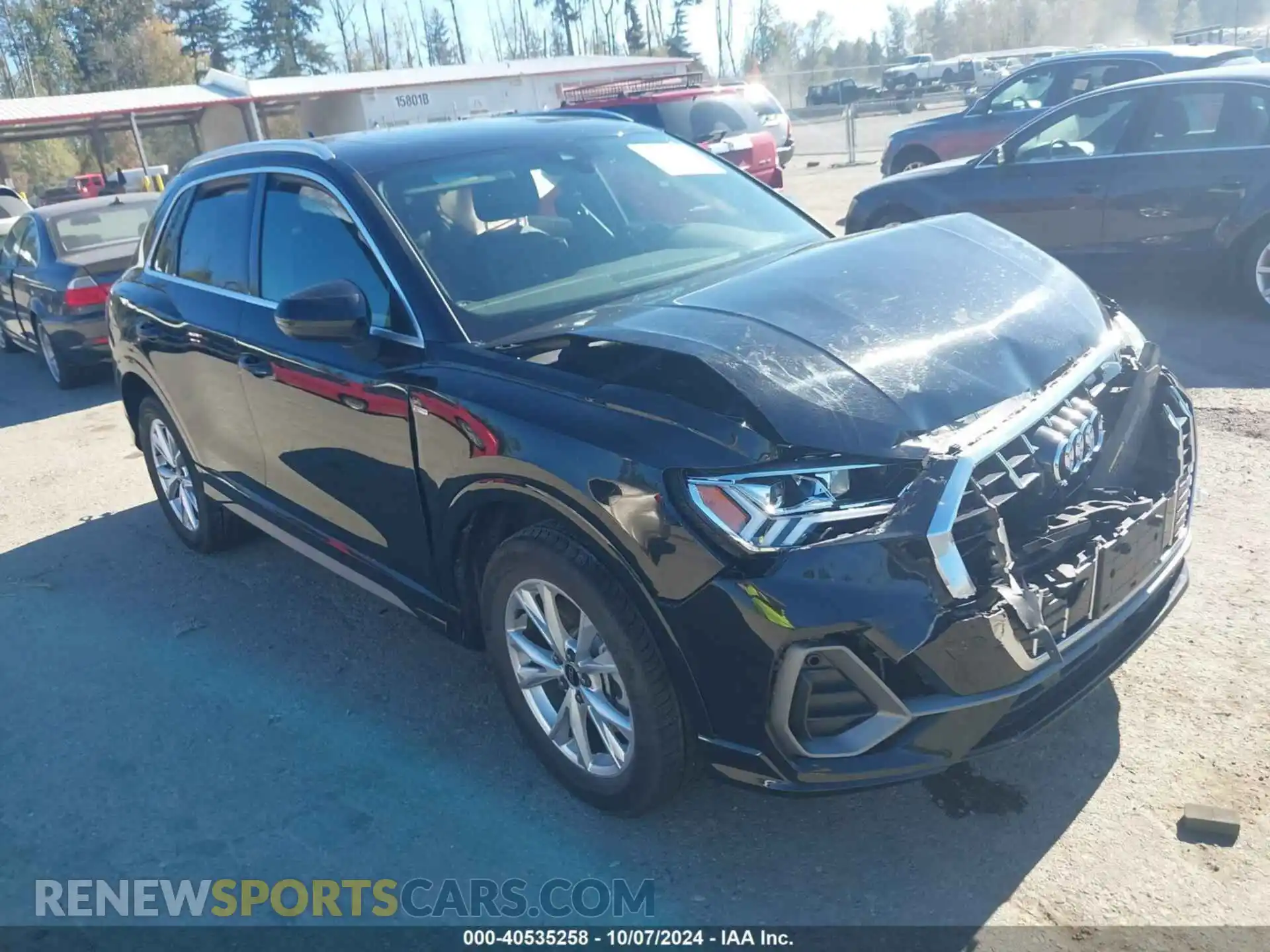 1 Photograph of a damaged car WA1DECF31R1046802 AUDI Q3 2024