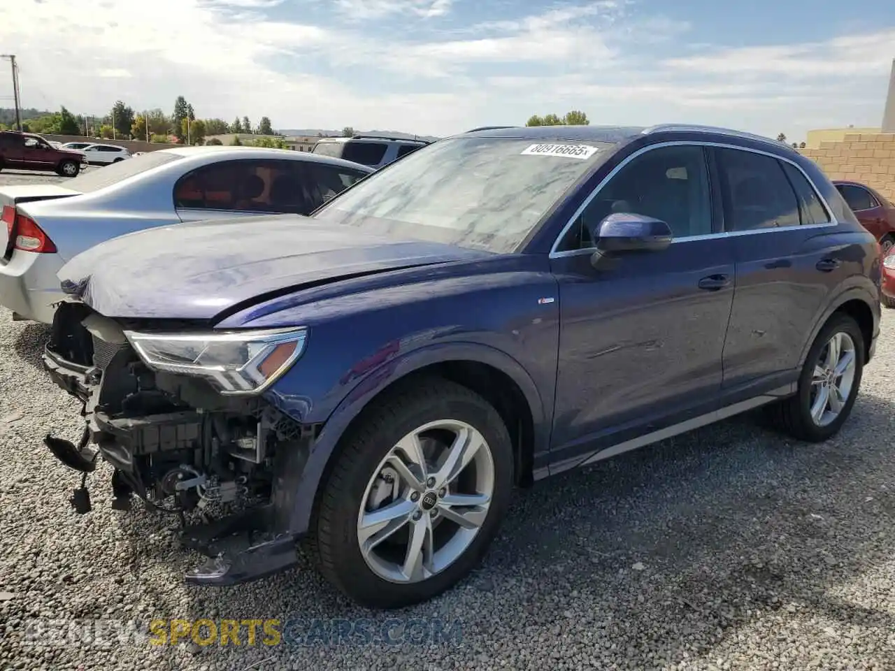 1 Photograph of a damaged car WA1DECF31R1113351 AUDI Q3 2024