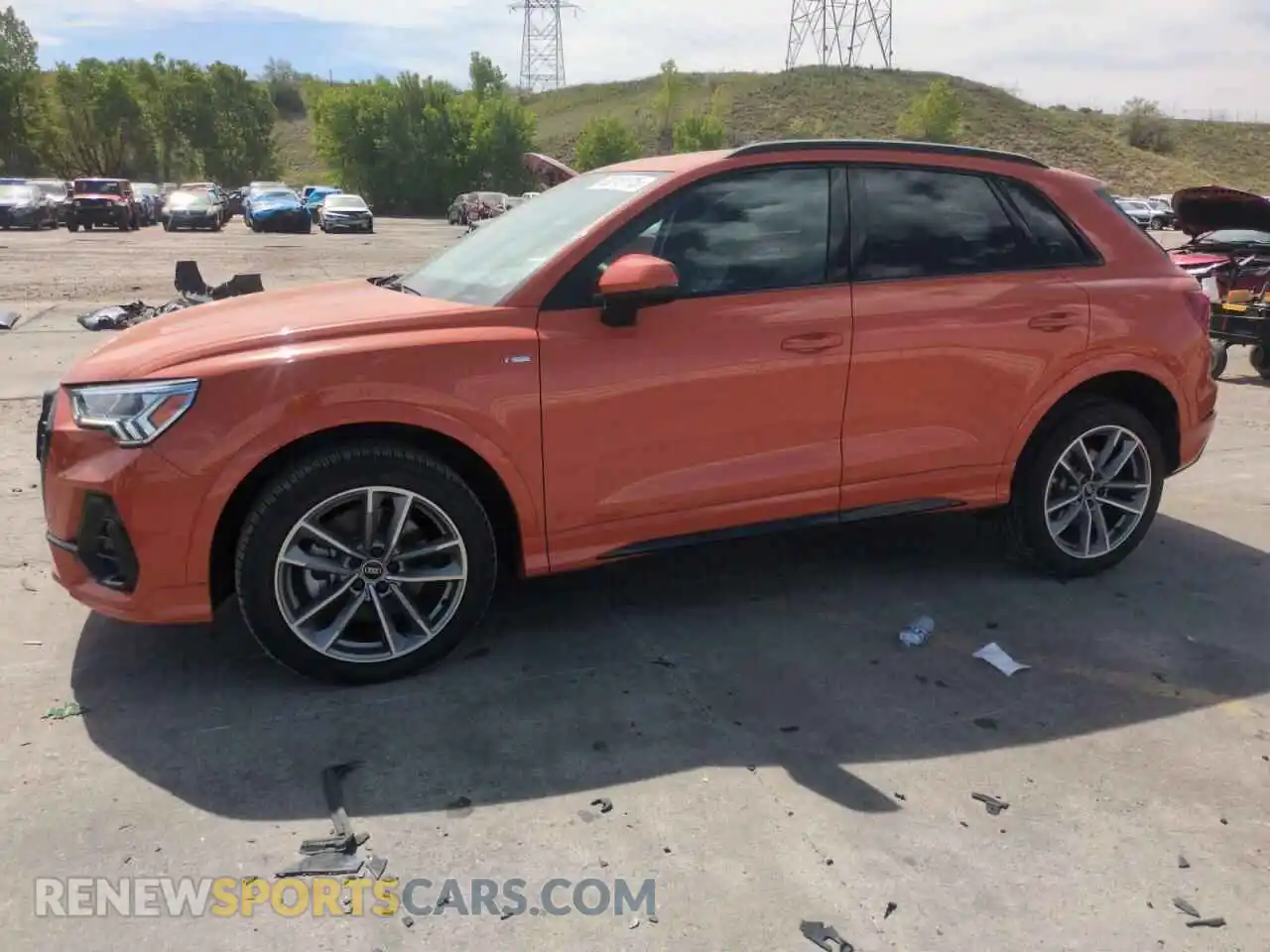 1 Photograph of a damaged car WA1DECF31R1129811 AUDI Q3 2024