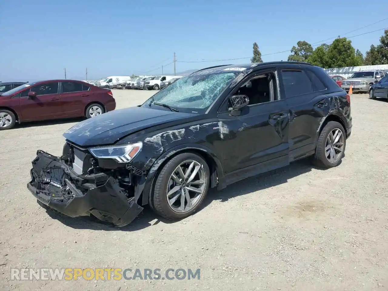 1 Photograph of a damaged car WA1DECF31R1183836 AUDI Q3 2024