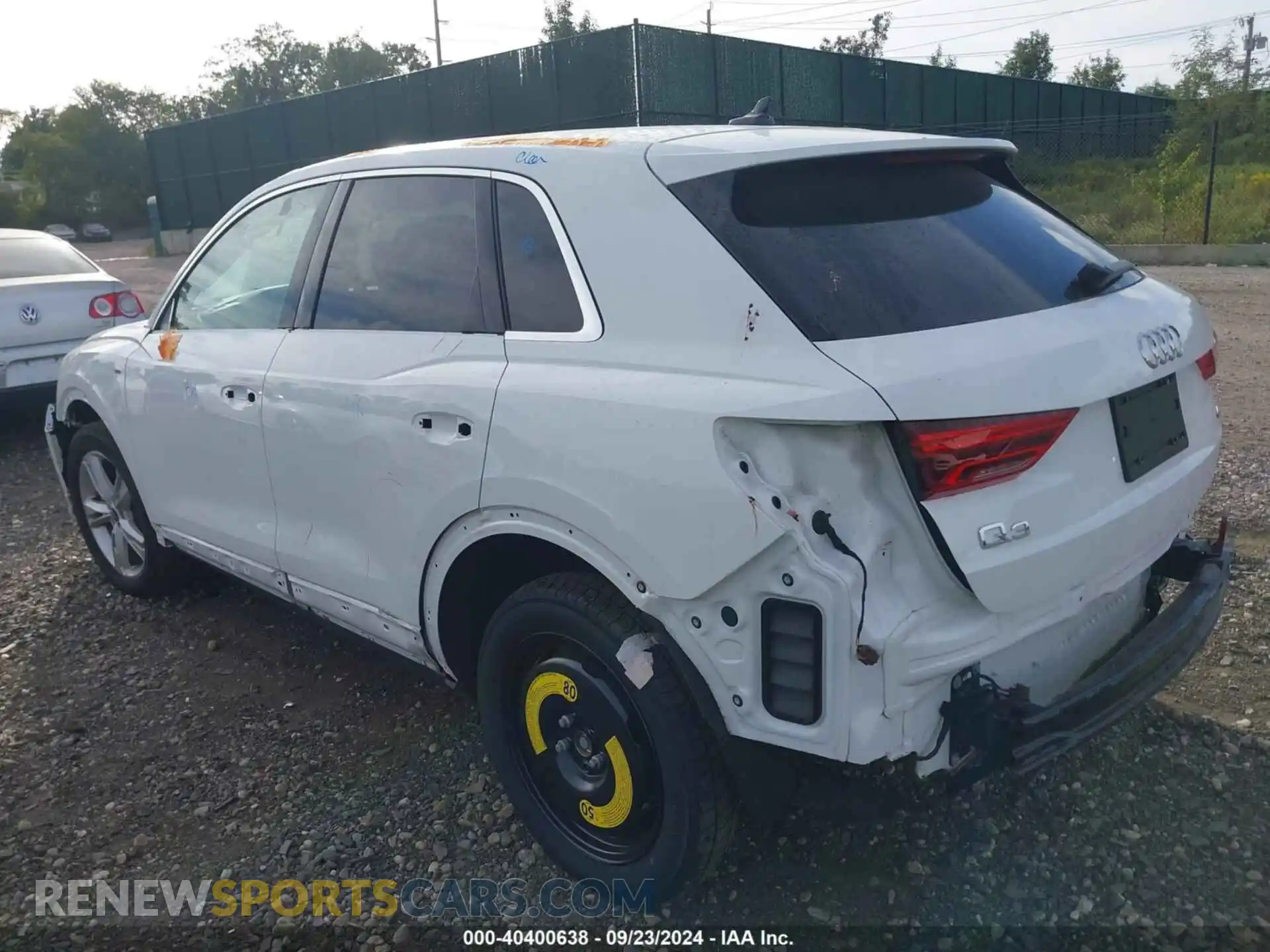 3 Photograph of a damaged car WA1DECF36R1038890 AUDI Q3 2024