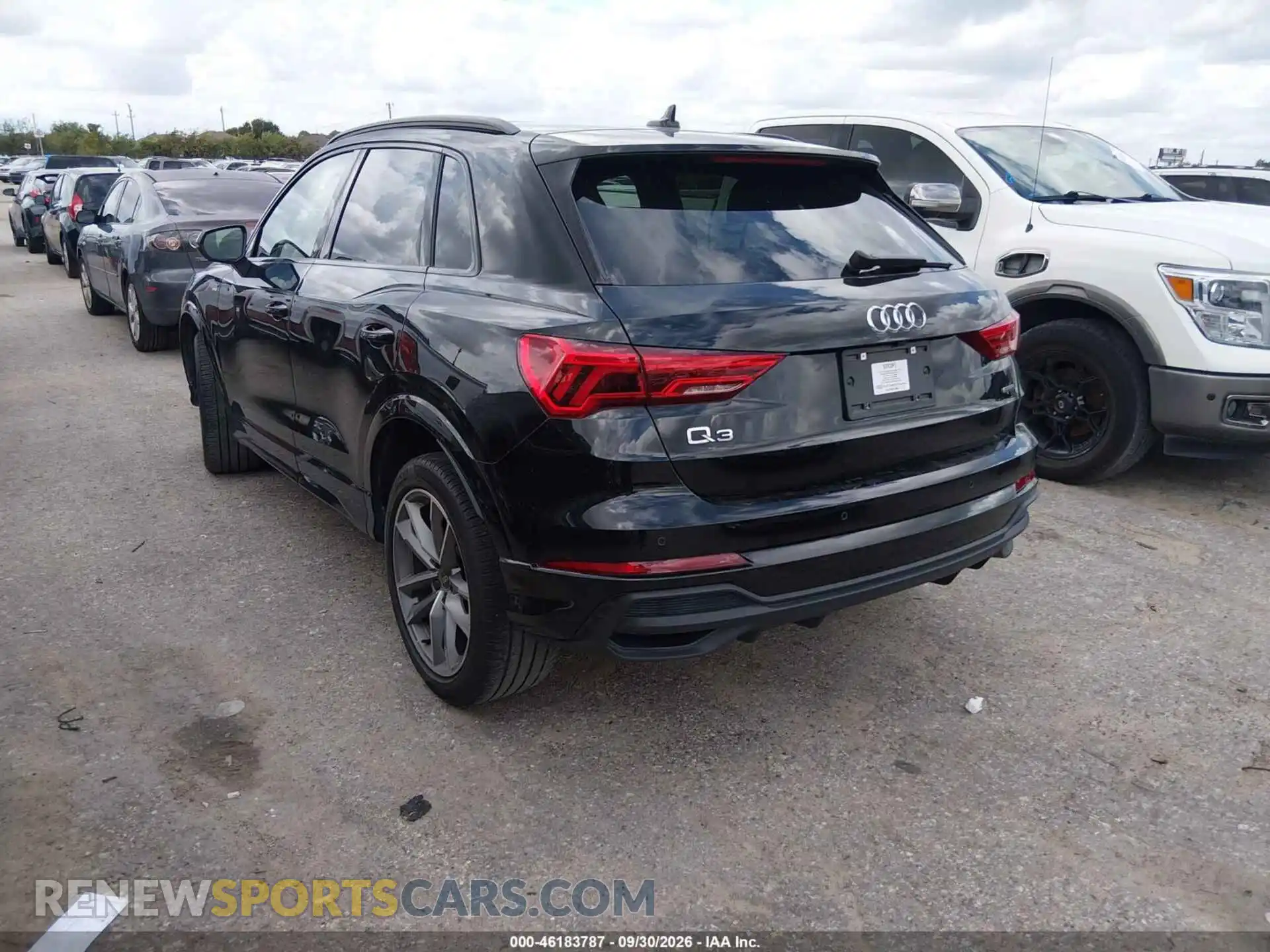 3 fotografías del automóvil dañado WA1DECF36R1125074 AUDI Q3 2024