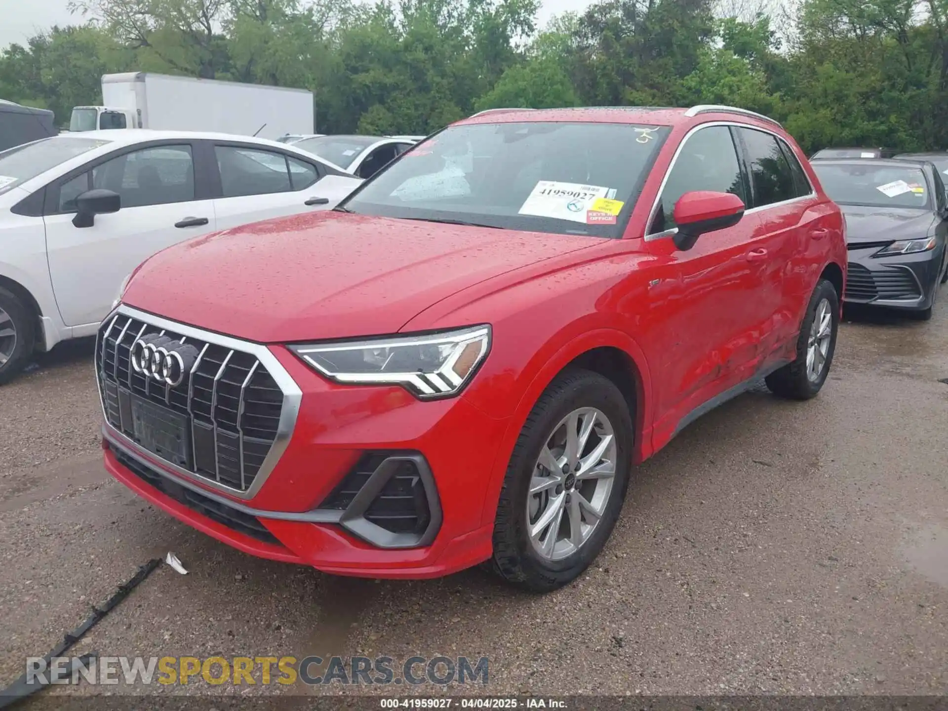 2 Photograph of a damaged car WA1DECF36R1126631 AUDI Q3 2024