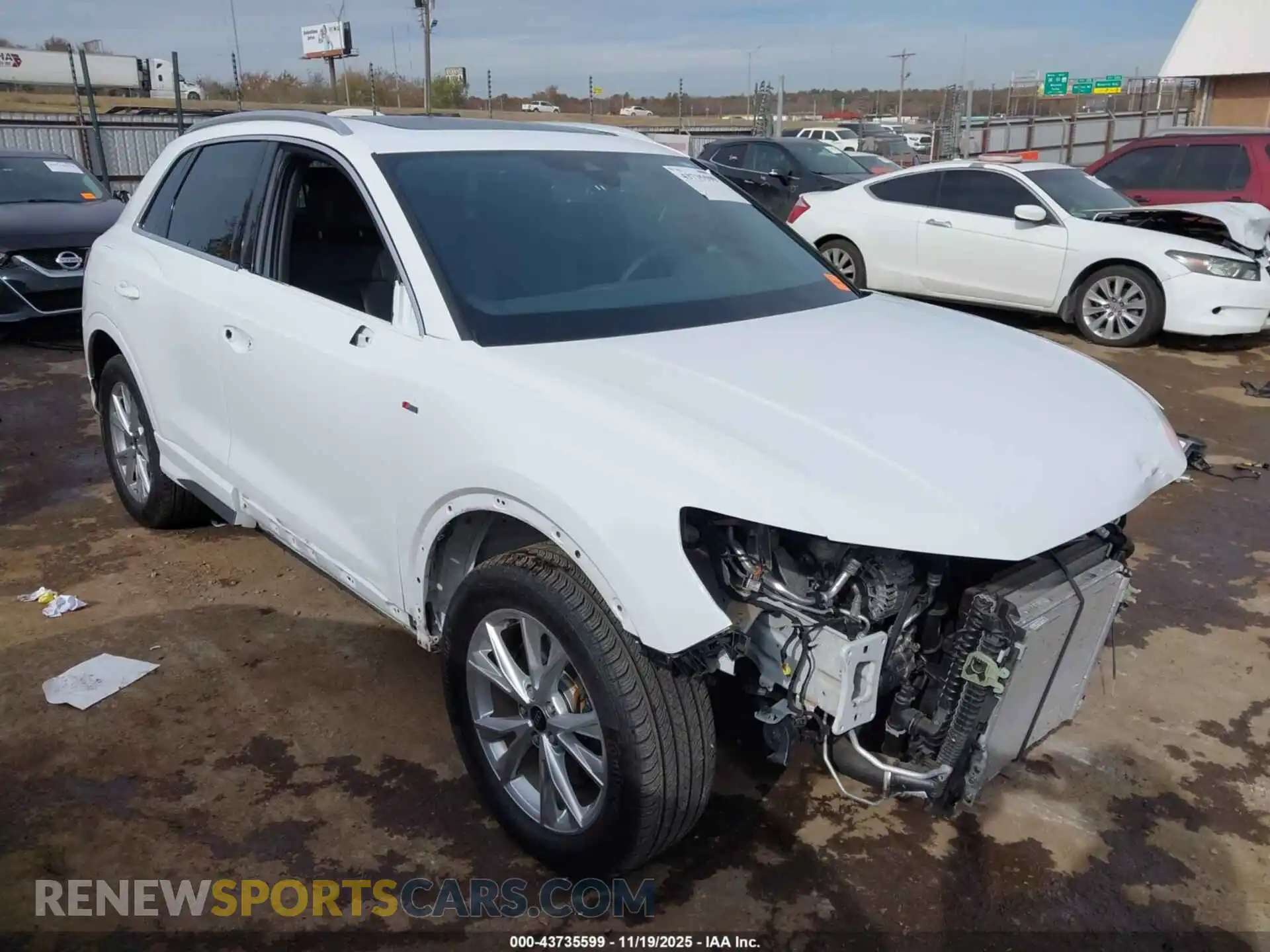1 fotografías del automóvil dañado WA1DECF37R1084843 AUDI Q3 2024