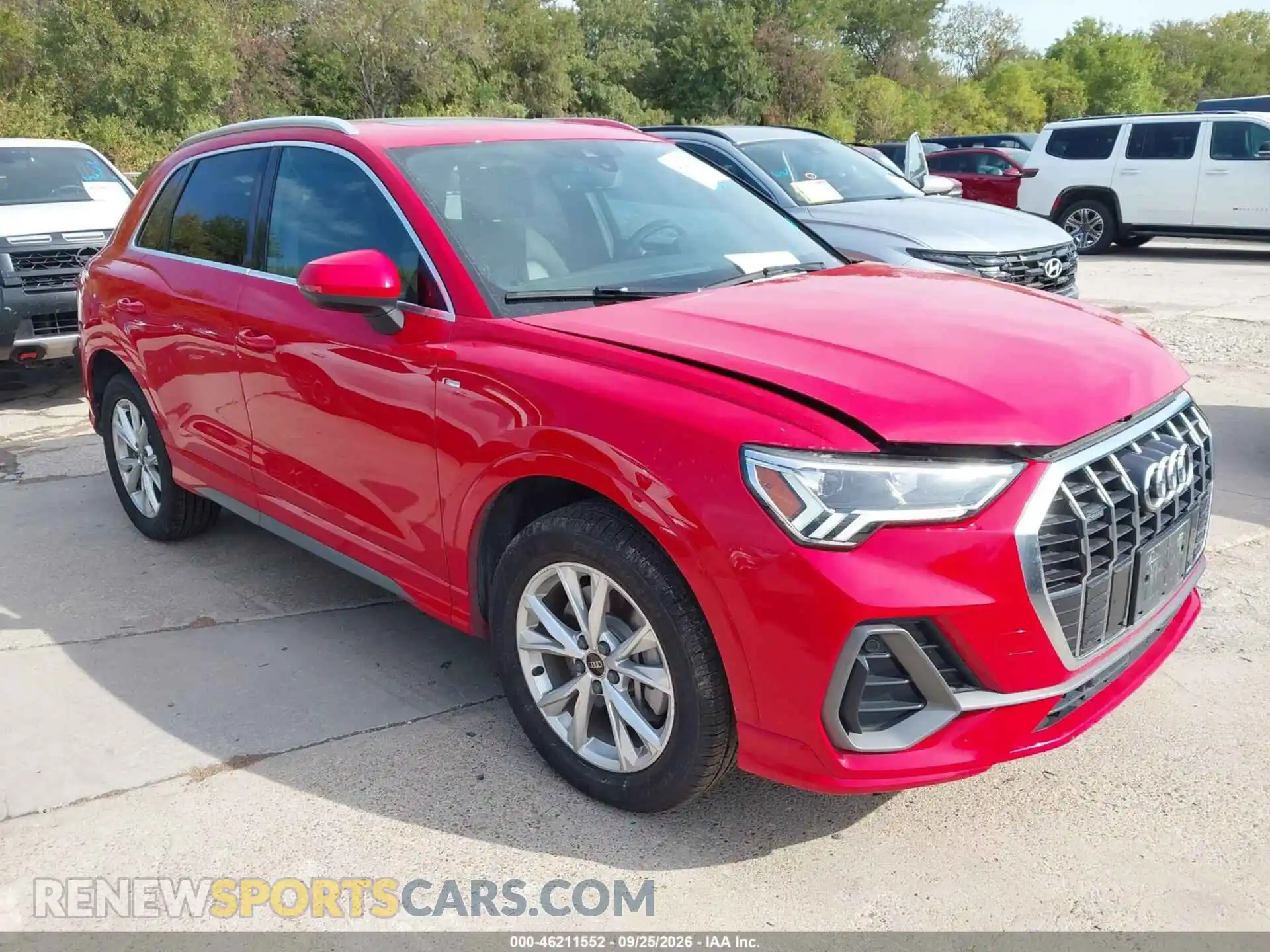 1 Photograph of a damaged car WA1DECF39R1085492 AUDI Q3 2024