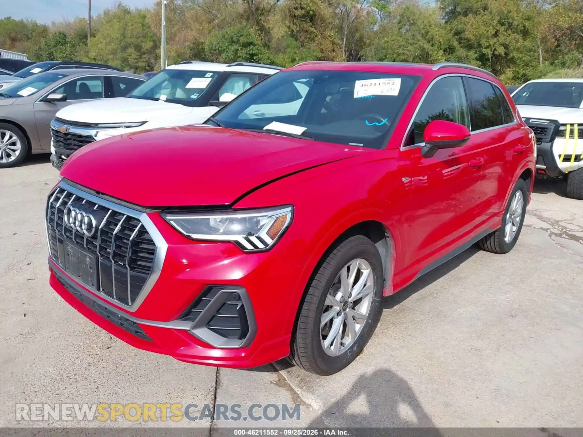 2 Photograph of a damaged car WA1DECF39R1085492 AUDI Q3 2024