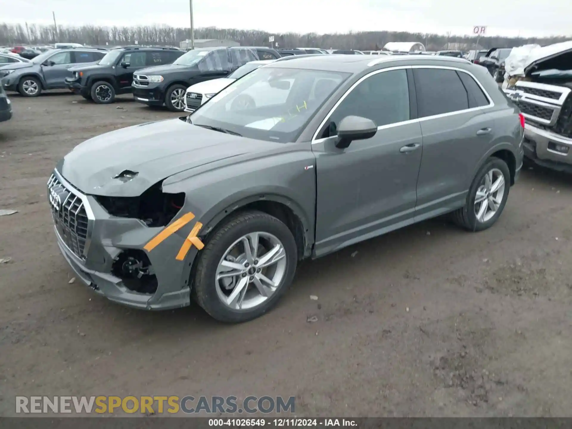 2 Photograph of a damaged car WA1DECF39R1102257 AUDI Q3 2024