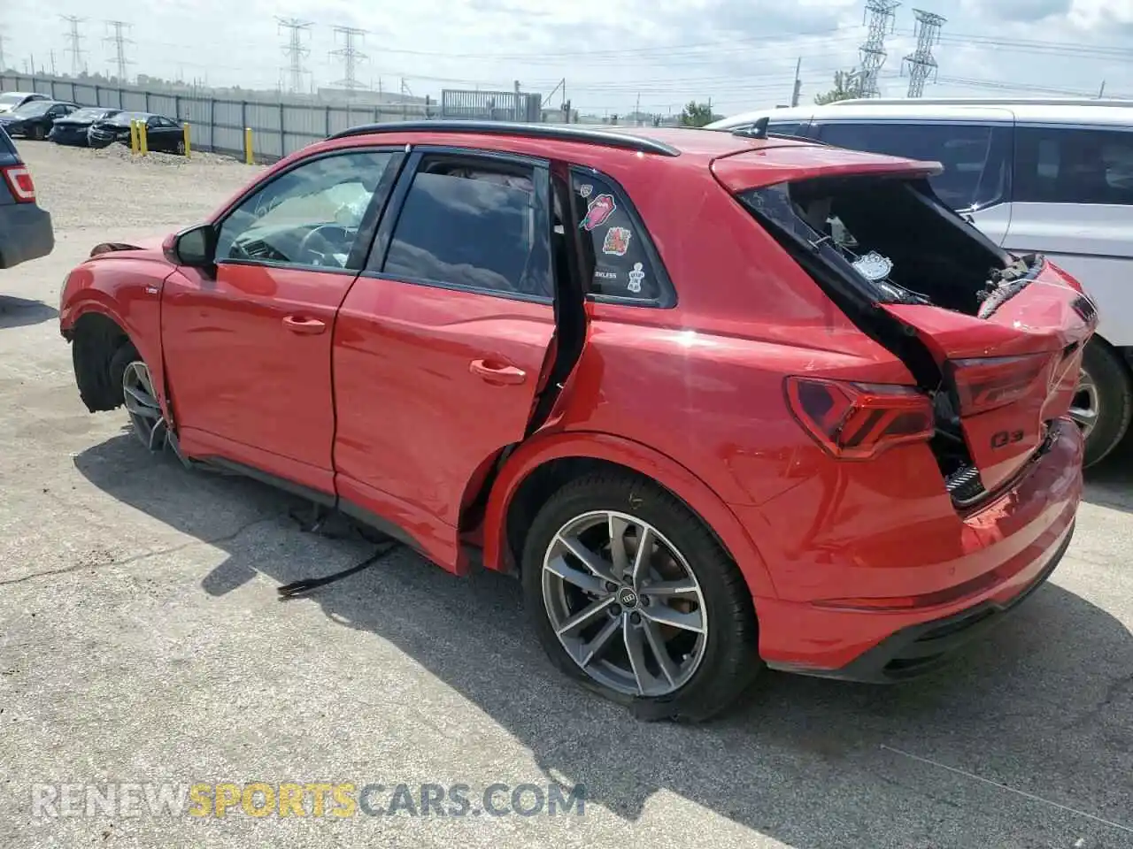 2 Photograph of a damaged car WA1DECF3XR1059094 AUDI Q3 2024