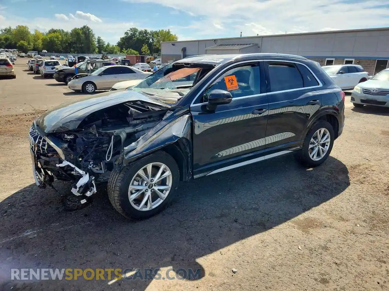 1 fotografías del automóvil dañado WA1DECF3XR1107404 AUDI Q3 2024