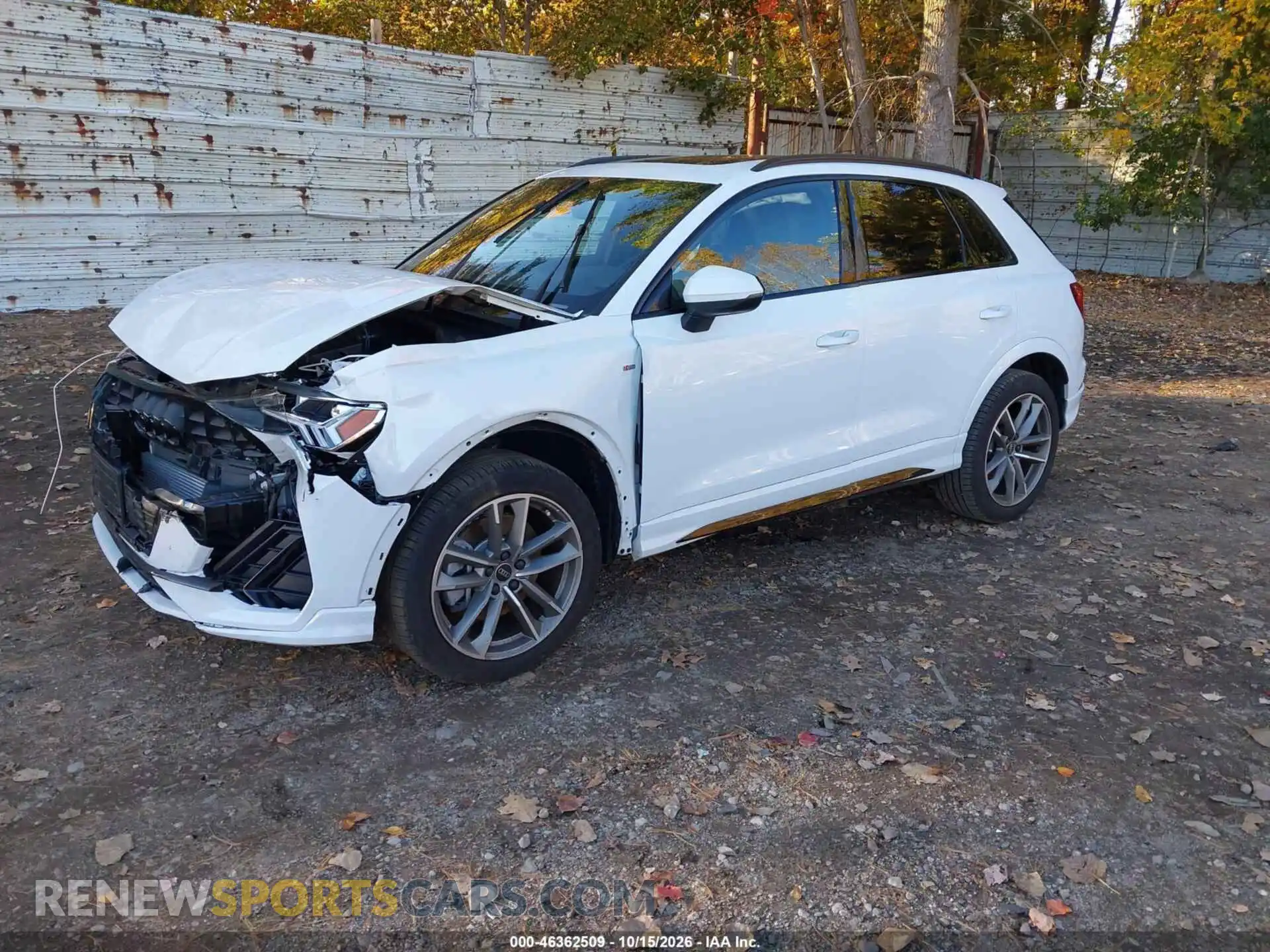 2 fotografías del automóvil dañado WA1EECF32R1161266 AUDI Q3 2024