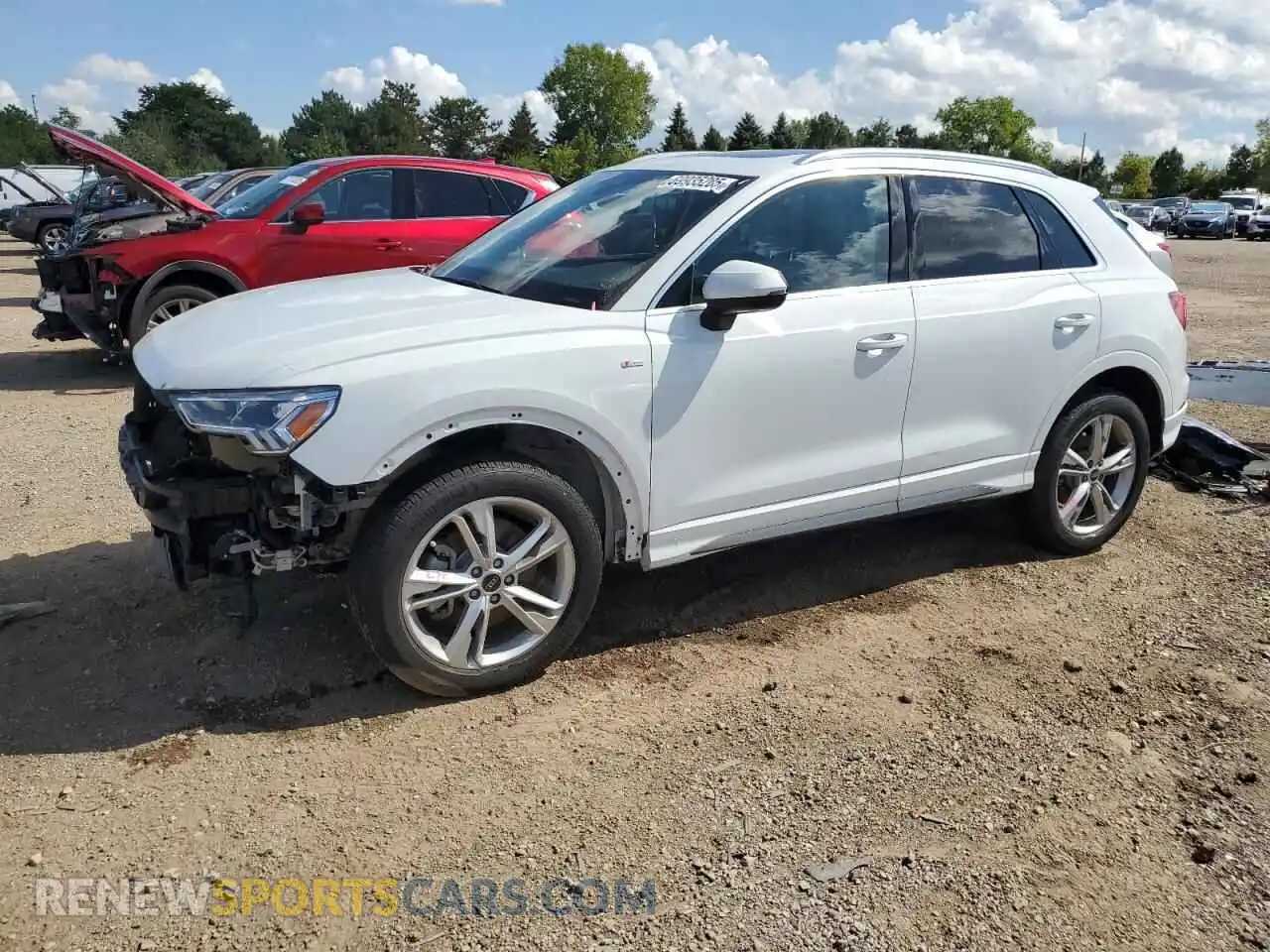 1 fotografías del automóvil dañado WA1EECF35R1027707 AUDI Q3 2024