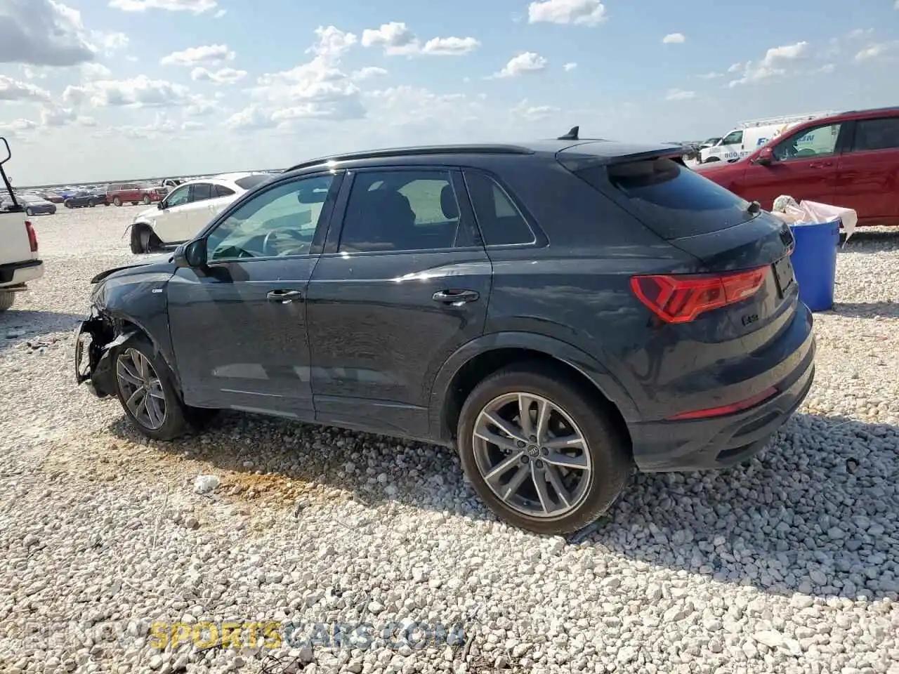 2 Photograph of a damaged car WA1EECF36R1047819 AUDI Q3 2024