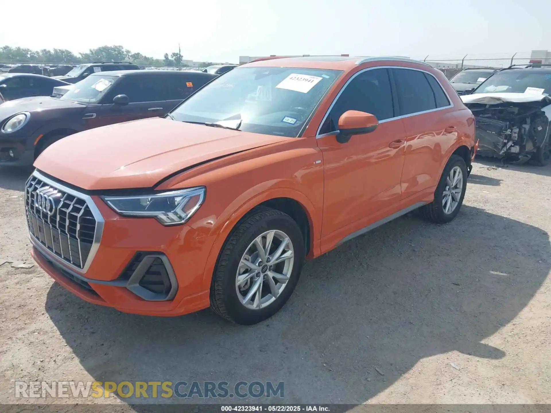 2 Photograph of a damaged car WA1EECF36R1092050 AUDI Q3 2024