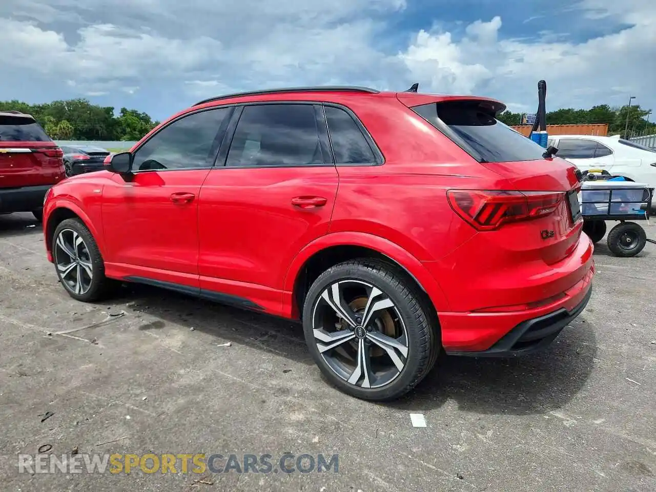 2 Photograph of a damaged car WA1EECF37R1108076 AUDI Q3 2024