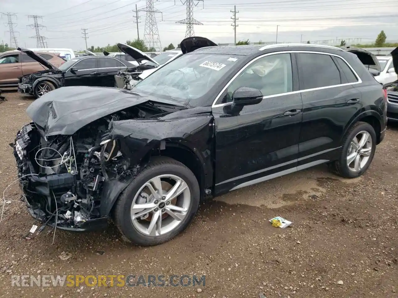 1 fotografías del automóvil dañado WA1EECF3XR1101736 AUDI Q3 2024