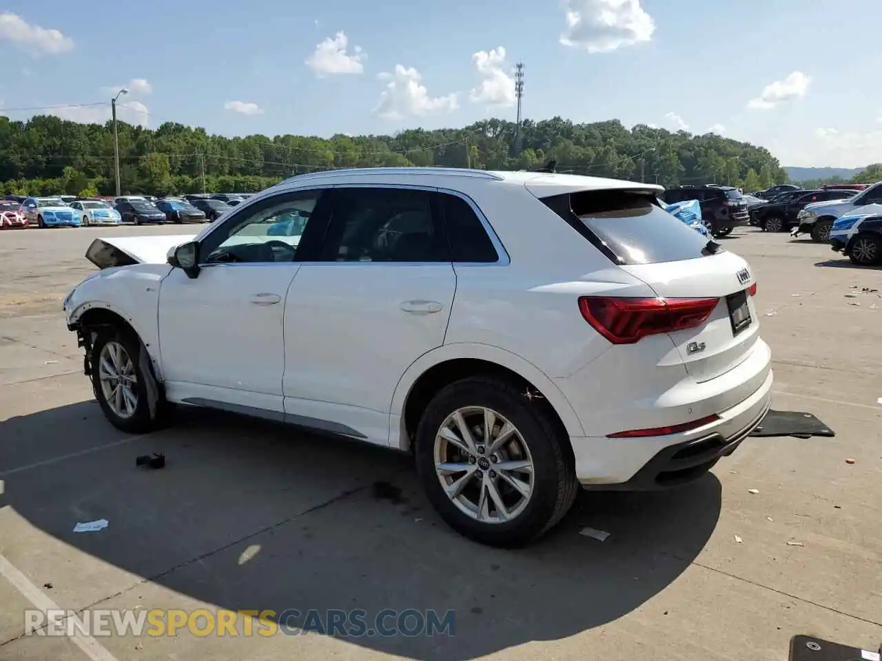 2 Photograph of a damaged car WA1DECF31S1011893 AUDI Q3 2025