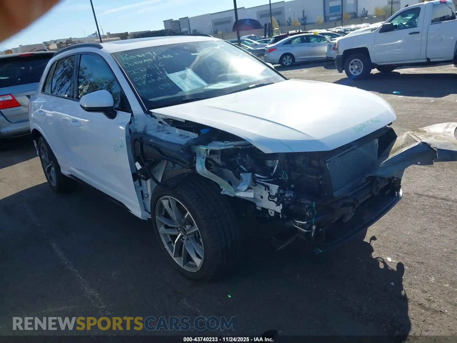 1 Photograph of a damaged car WA1DECF31S1017208 AUDI Q3 2025