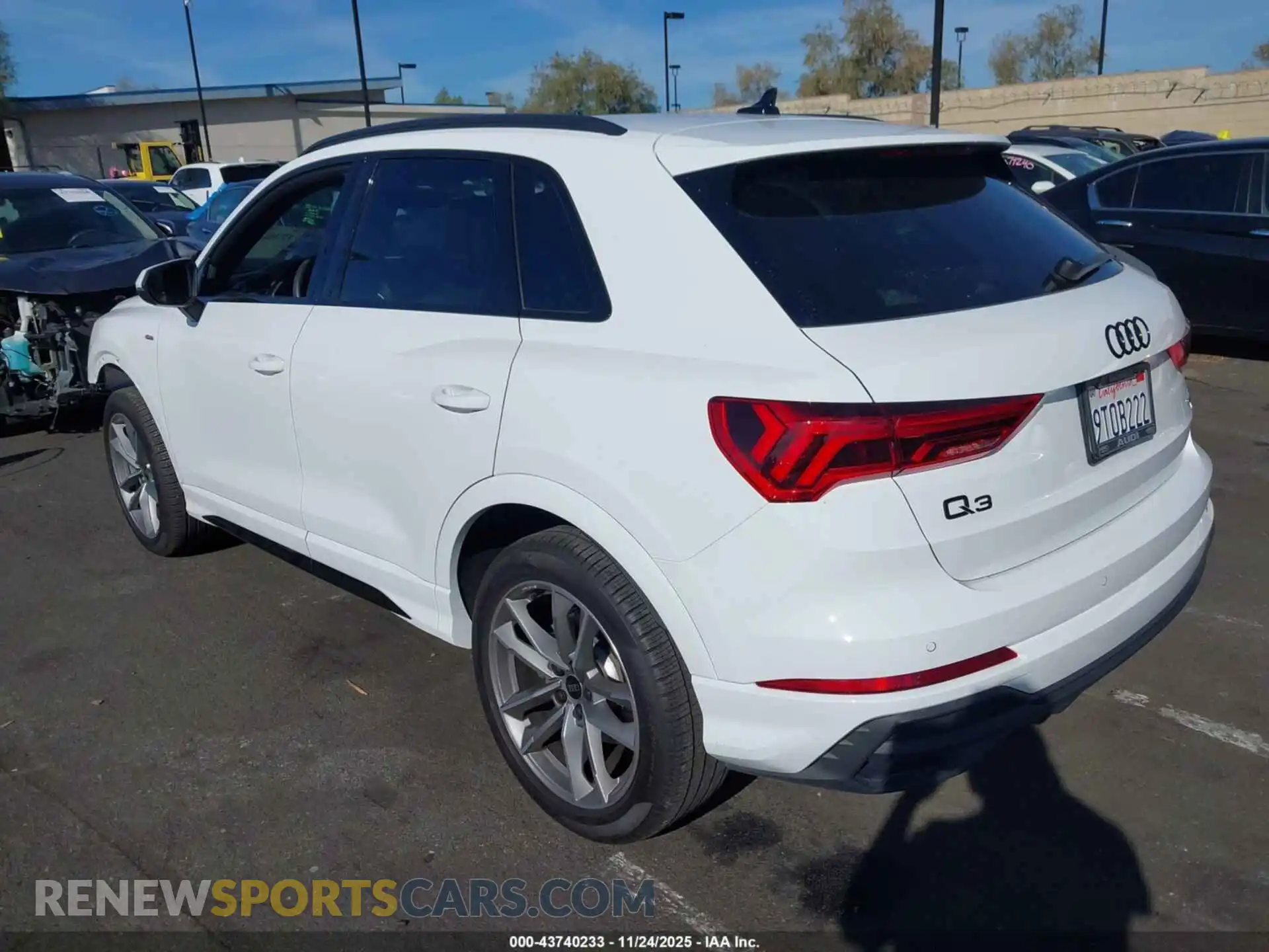 3 Photograph of a damaged car WA1DECF31S1017208 AUDI Q3 2025
