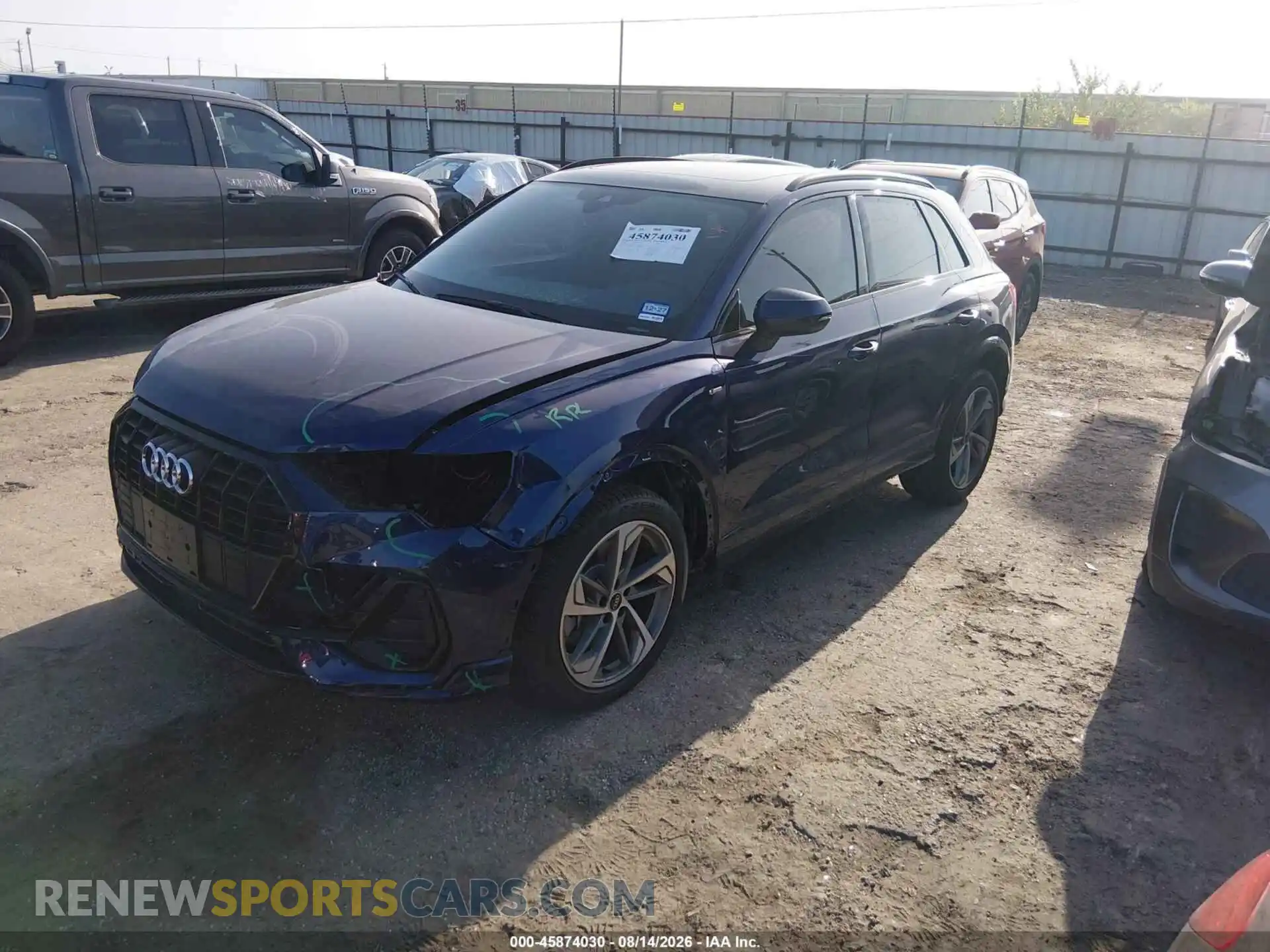 2 Фотография поврежденного автомобиля WA1DECF31S1112528 AUDI Q3 2025