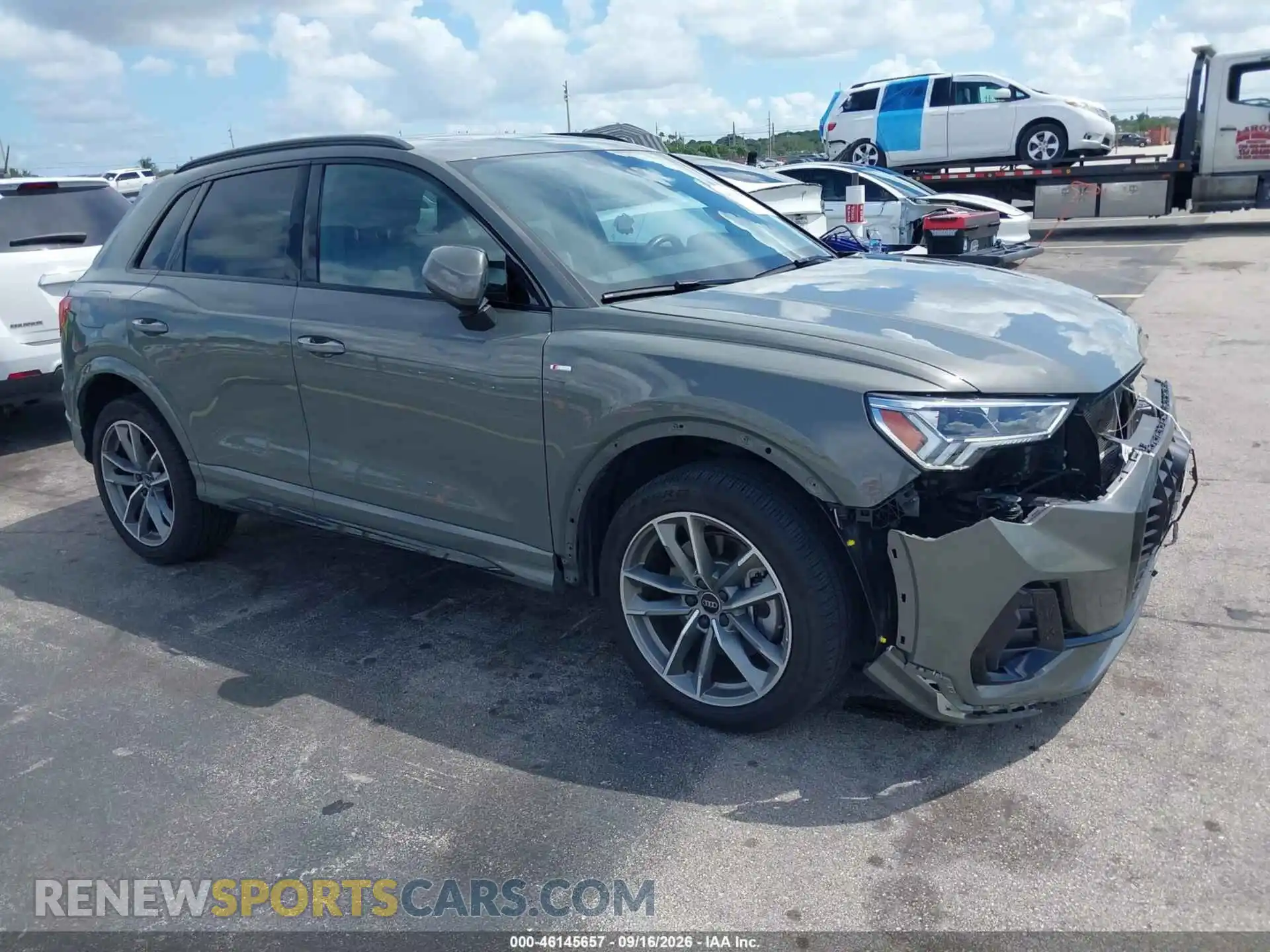1 Photograph of a damaged car WA1DECF32S1054235 AUDI Q3 2025