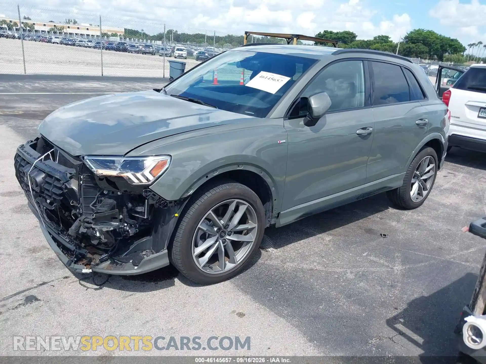2 Photograph of a damaged car WA1DECF32S1054235 AUDI Q3 2025