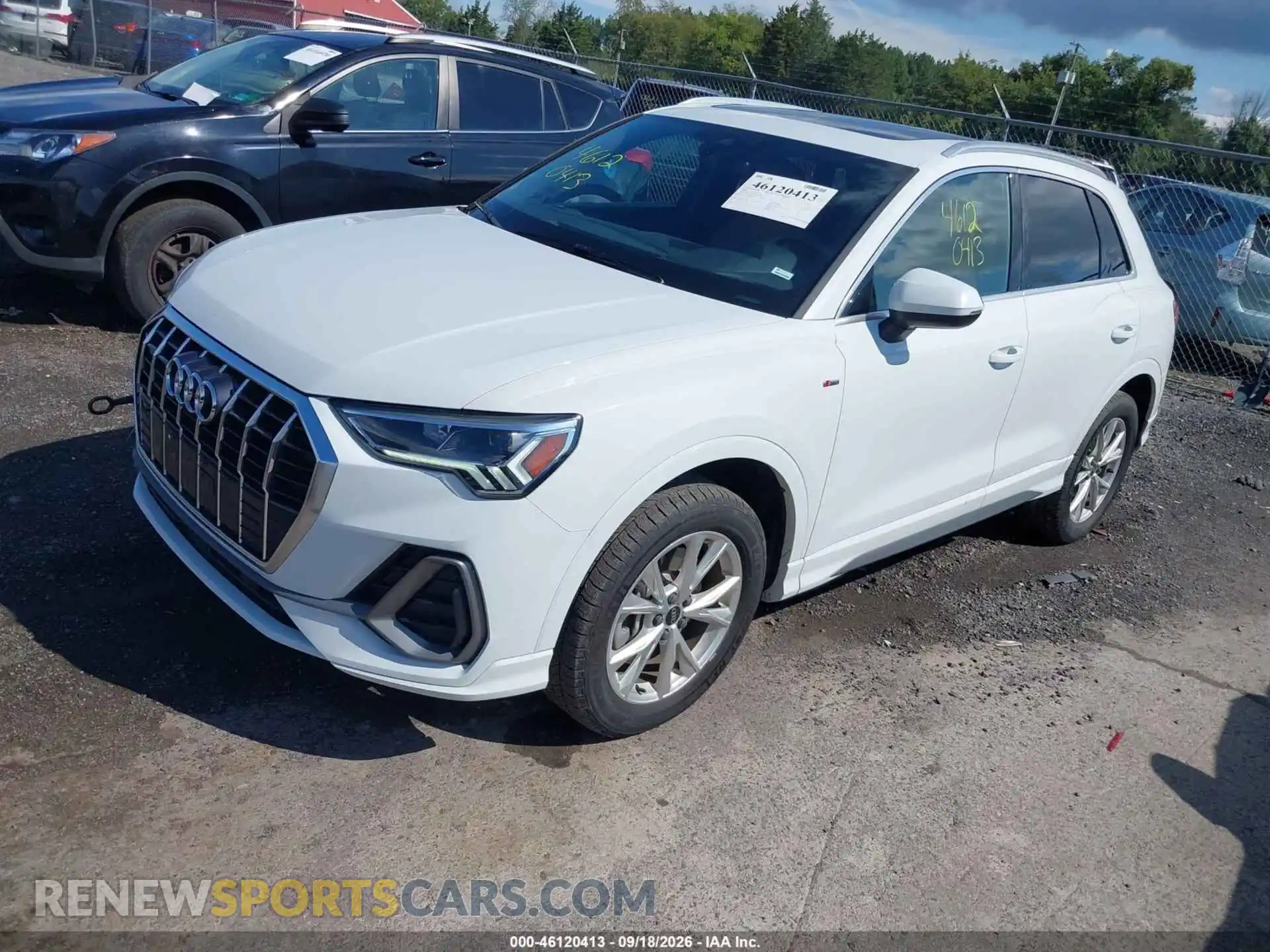 2 Photograph of a damaged car WA1DECF33S1018294 AUDI Q3 2025