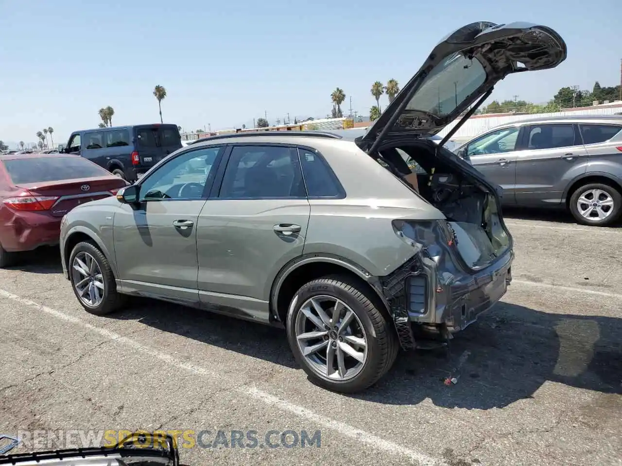 2 Photograph of a damaged car WA1DECF36S1023361 AUDI Q3 2025