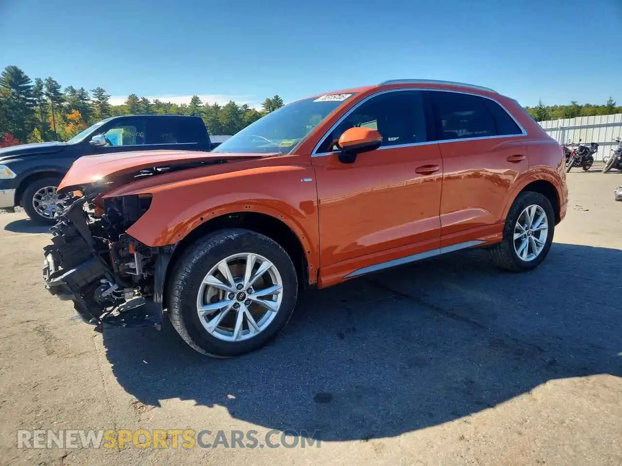 1 Photograph of a damaged car WA1DECF37S1017214 AUDI Q3 2025