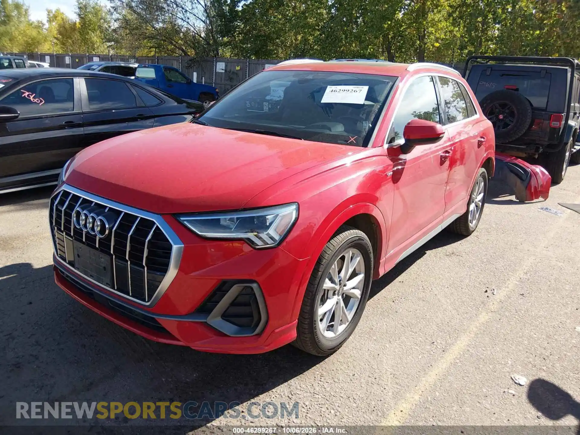 2 Photograph of a damaged car WA1DECF37S1058720 AUDI Q3 2025