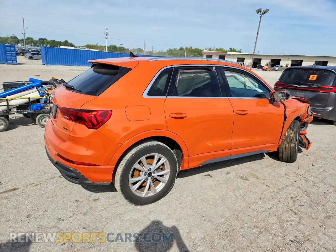 3 fotografías del automóvil dañado WA1DECF38S1061562 AUDI Q3 2025