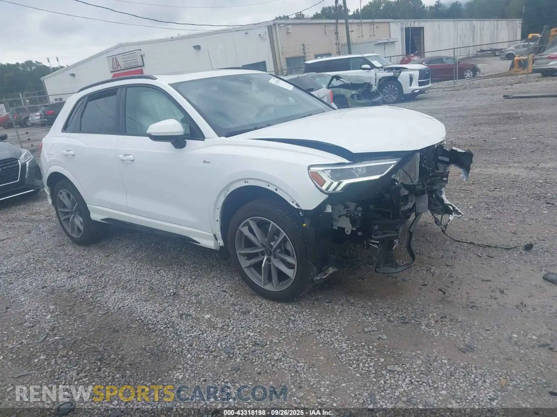 1 fotografías del automóvil dañado WA1DECF39S1018428 AUDI Q3 2025