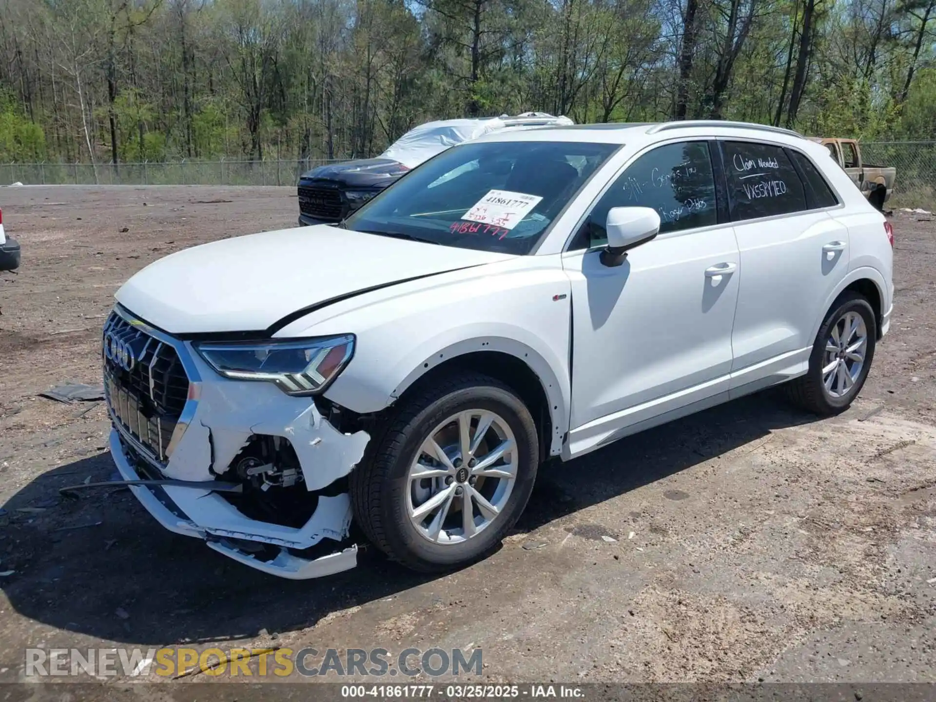 2 Photograph of a damaged car WA1DECF39S1021555 AUDI Q3 2025