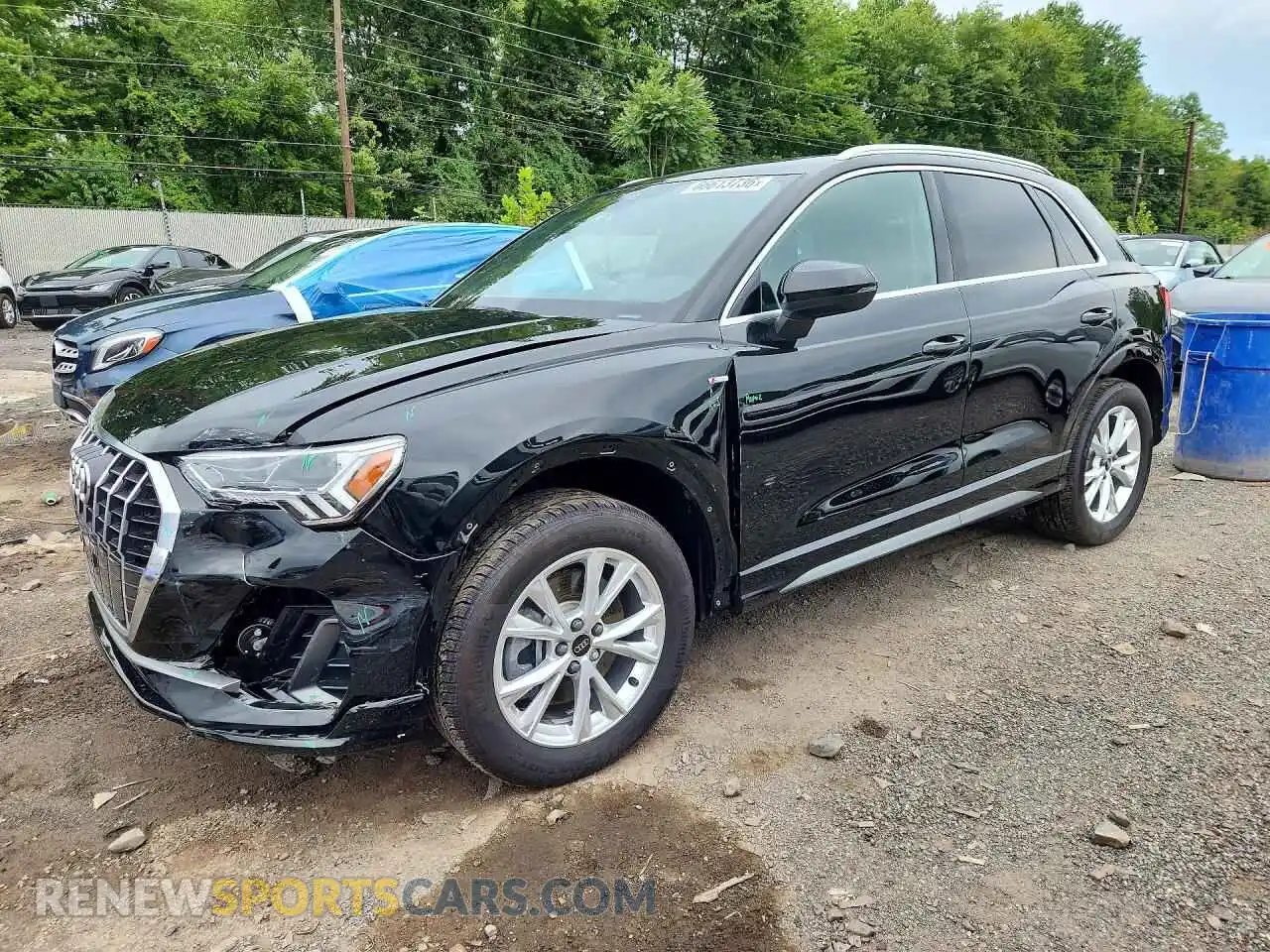 1 Photograph of a damaged car WA1DECF39S1029672 AUDI Q3 2025