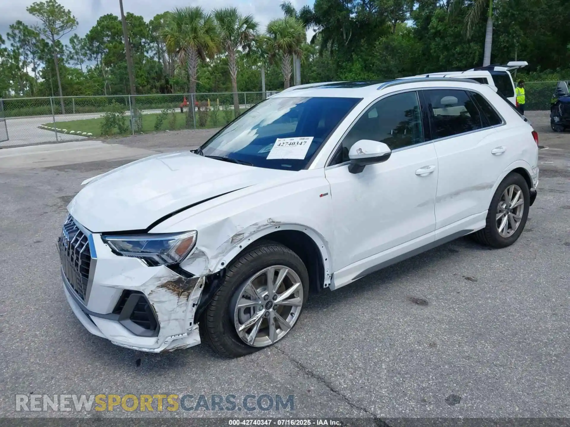 2 Photograph of a damaged car WA1DECF39S1035987 AUDI Q3 2025