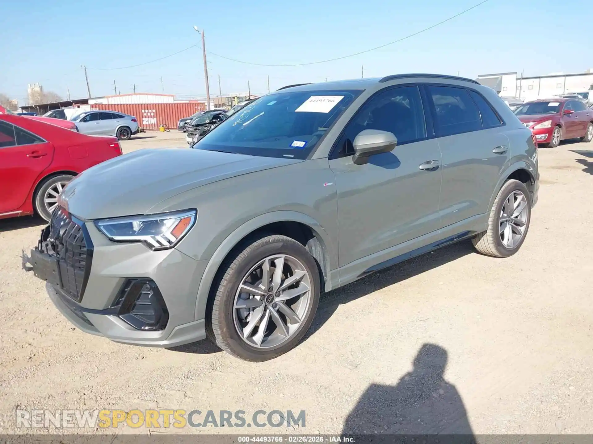 2 Photograph of a damaged car WA1DECF39S1036735 AUDI Q3 2025