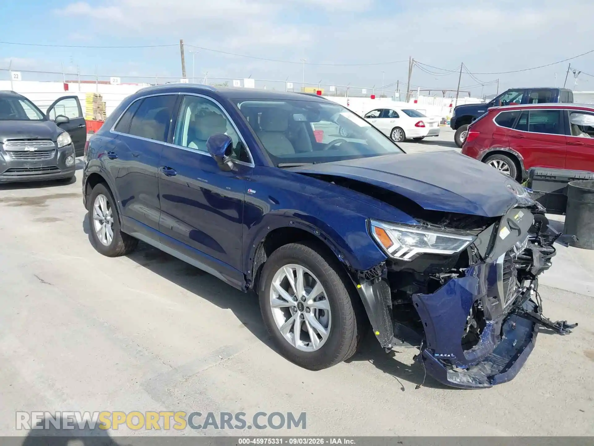 1 Photograph of a damaged car WA1DECF3XS1108560 AUDI Q3 2025