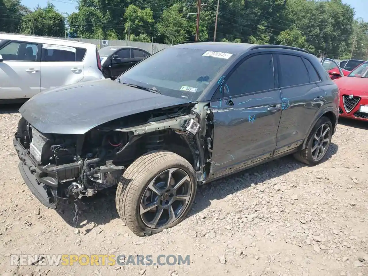 1 Photograph of a damaged car WA1EECF30S1015034 AUDI Q3 2025