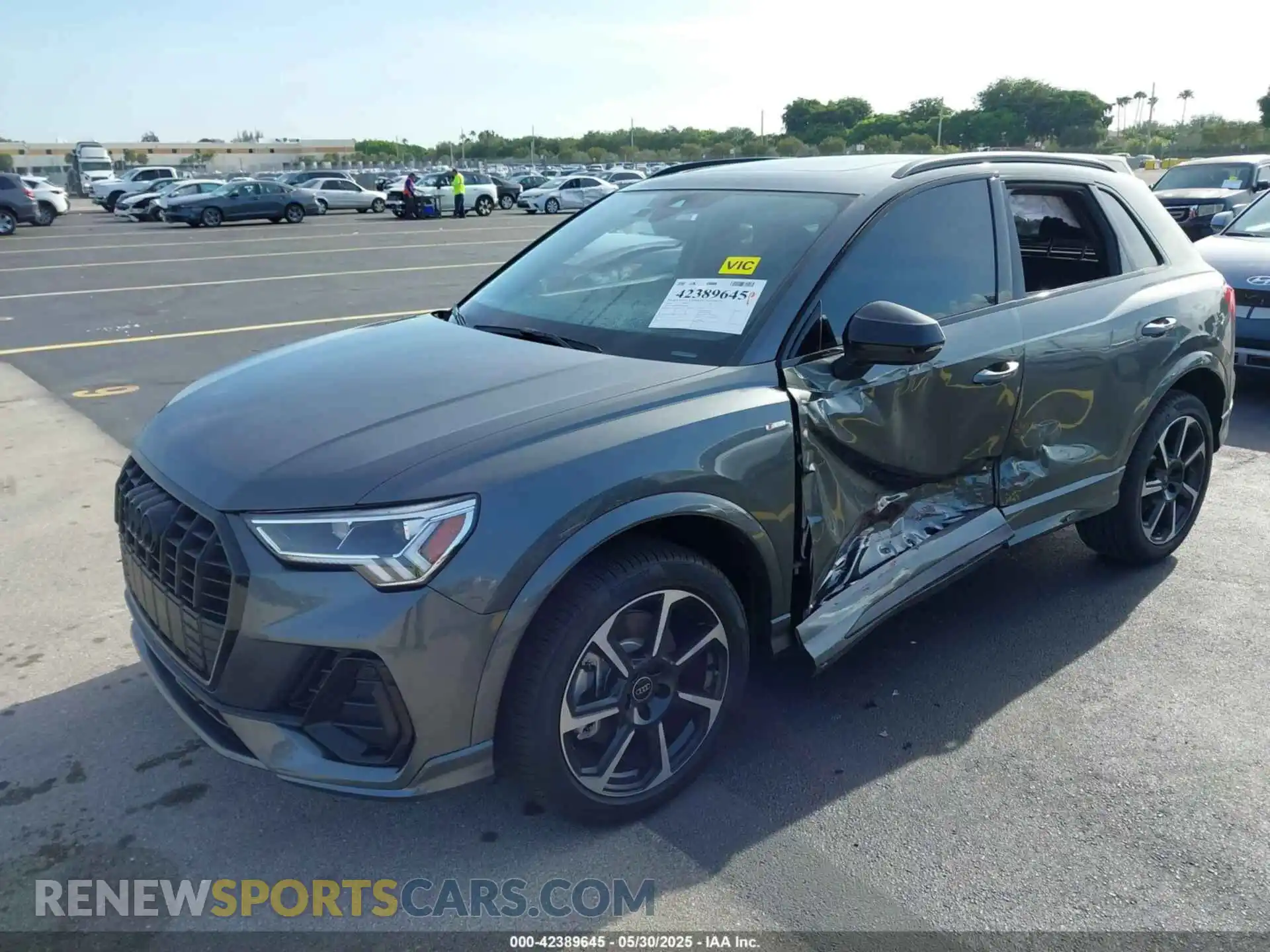 2 Photograph of a damaged car WA1EECF35S1046845 AUDI Q3 2025