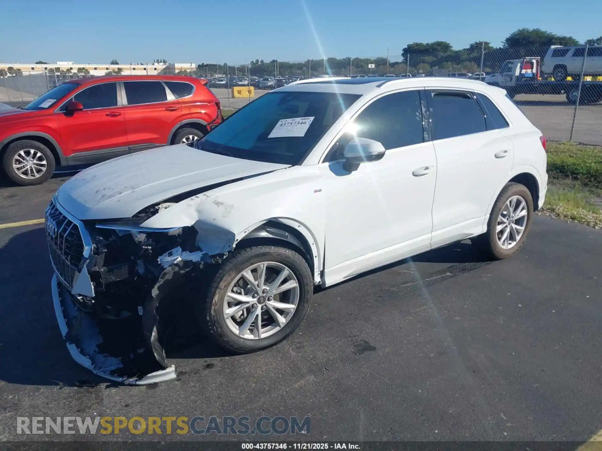 2 Photograph of a damaged car WA1EECF39S1044130 AUDI Q3 2025